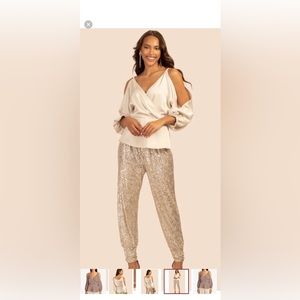 Trina Turk Cold Shoulder Mixology Top